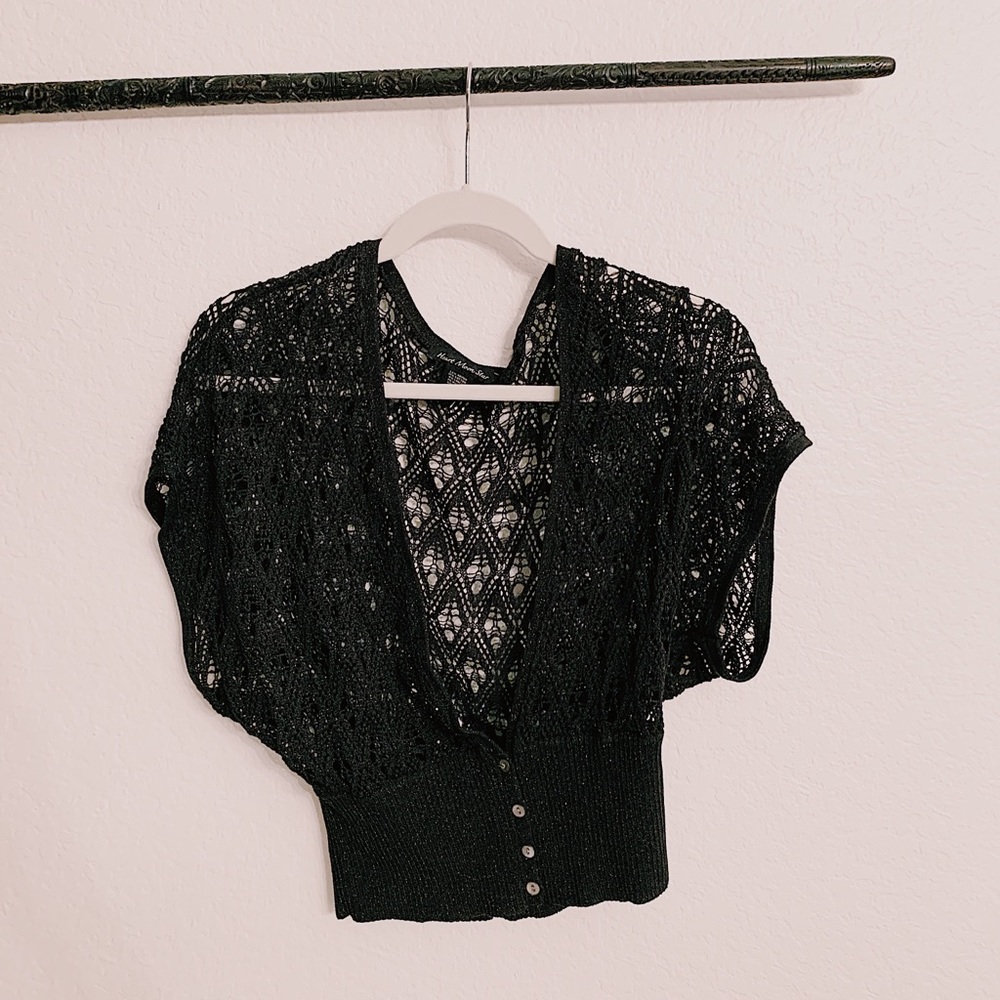 Black Knitted Top